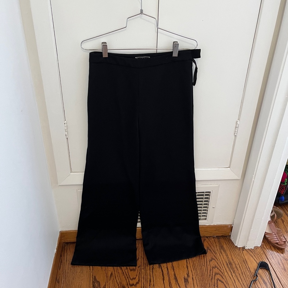 Tocca black wide leg high waisted pants